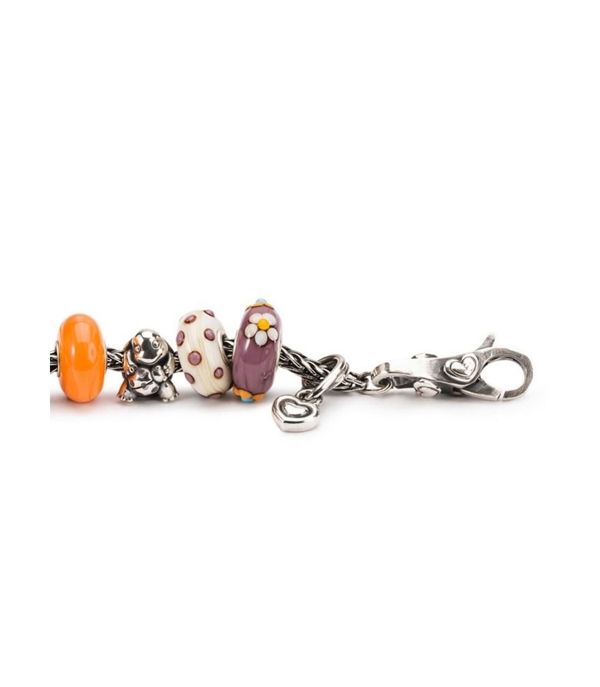 Beads in Vetro Trollbeads Thun Bouquet Viola - TGLBE-20144