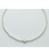 Collana Donna Miluna Filo di Perle Diametro 5,5mm Perla Centrale 6,5mm Diamanti Incastonati PCL5877