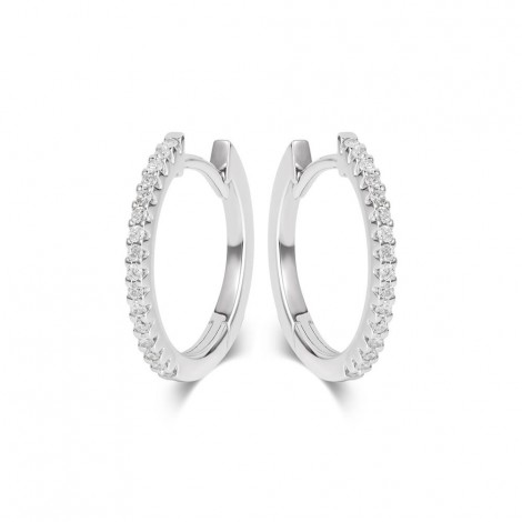 Orecchini Donna Salvini Oro Bianco Diamanti 0,15ct 20057392