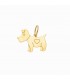 Ciondolo Raggi Cane Stilizzato Oro Giallo 9Kt