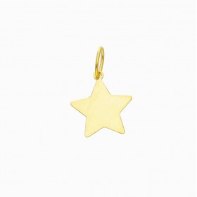 Ciondolo Raggi Stella Oro Giallo 9Kt
