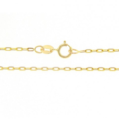 Collana Raggi Catena in Oro Giallo 9kt