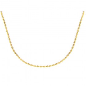 Collana Raggi Catena in Oro Giallo 9k Busco