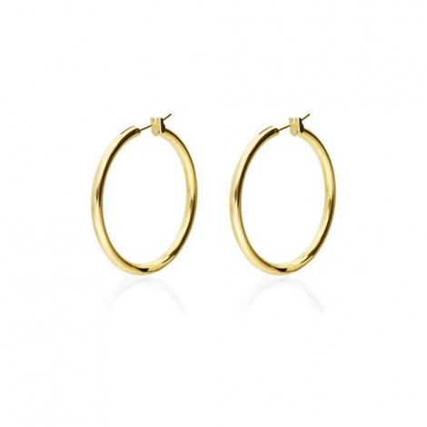 copy of Orecchini Donna Raggi Oro Giallo 9k Cerchi Bombati 30mm