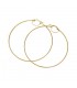 Orecchini Donna Raggi Oro Giallo 9k Cerchi 50mm