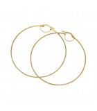 Orecchini A Lobo Carissima In Oro Giallo 9 Carati - Sfera Lucida 8 Mm, Eleganza Italiana