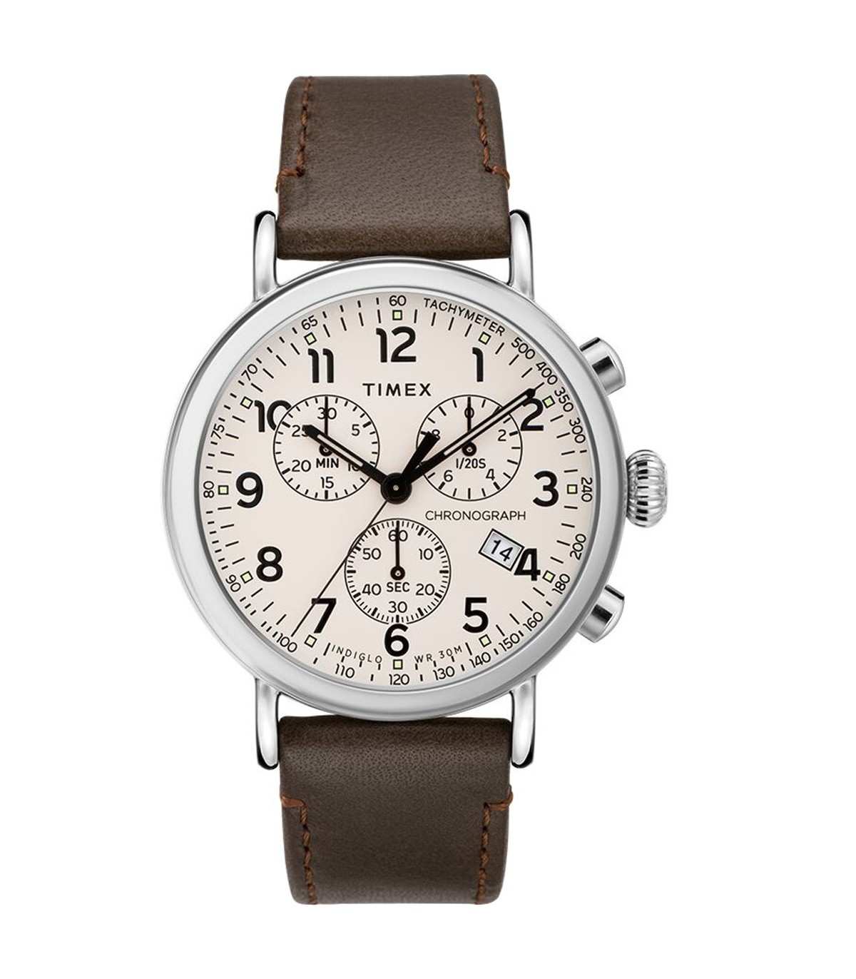 Timex Orologio Uomo Al Quarzo, Modello Standard, Cinturino In Pelle, Codice TW2V27700