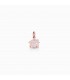 Le Bebé Lock Your Love Charm Casa Oro Rosa 9 KT LBB164