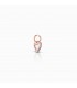 Le Bebé Lock Your Love Charm Cuore Oro Rosa 9 KT LBB163