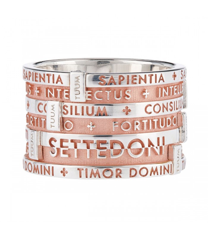Anello Unisex Tuum 7 Settedoni Oro Rosa WONIL090R Anello Unisex Tuum 7 Settedoni Oro Rosa WONIL090R