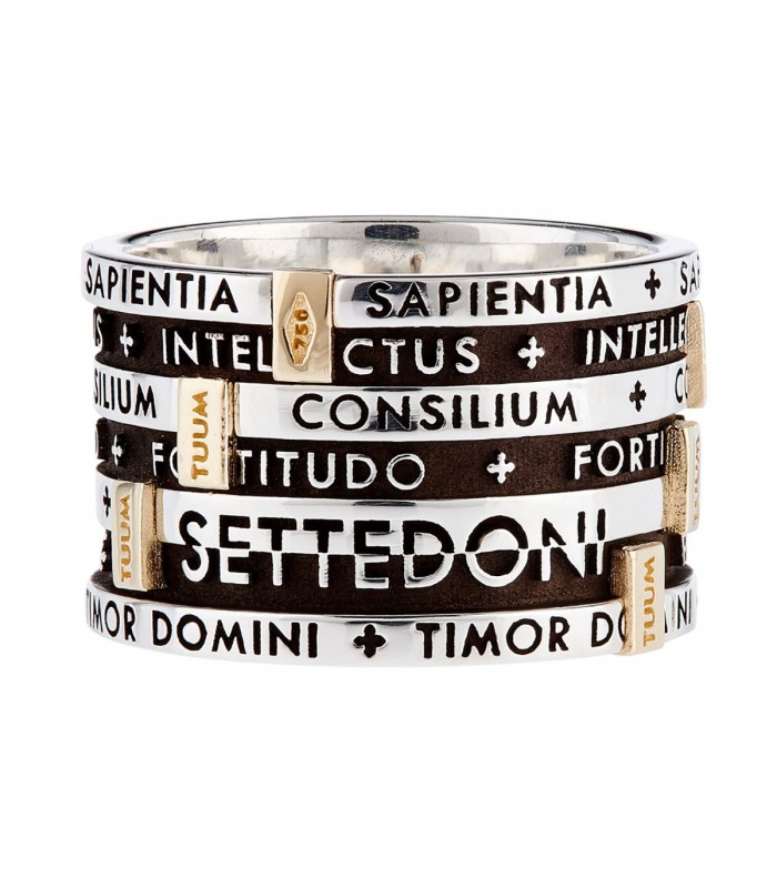 Anello Unisex Tuum 7 Settedoni Nero WONIL090A0Y Anello Unisex Tuum 7 Settedoni Nero WONIL090A0Y