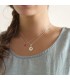 Girocollo Donna Cuori & Frecce Pendente Irregolare Argento 925 SMZODB