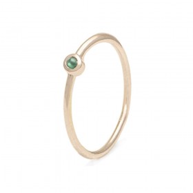 Anello Donna Slim con Smeraldo Oro 9k SLGASM