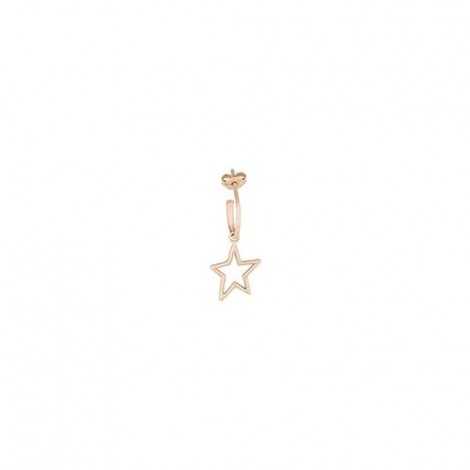 Monoorecchino Donna Cerchietto con Stellina Oro Rosa 9kt GORA+GOSTE