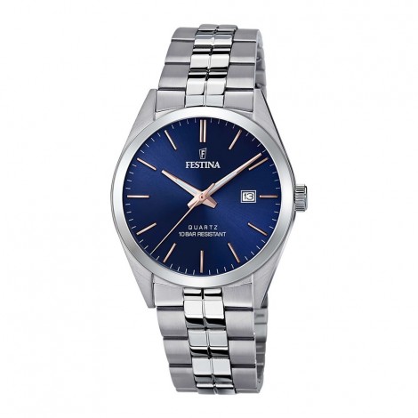 Orologio Solo Tempo Festina Classic Blu/Rosé F20437/B