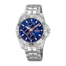 Orologio Uomo Cronografo Multifunzione Blu Rosé Acciaio Festina F20445/5