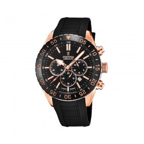 Orologio Uomo Festina Cronografo Sport Ceramic Gomma Nero Rosé F20516/2