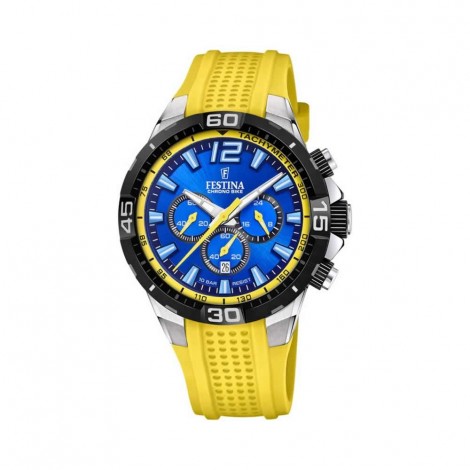 Orologio Uomo Festina Cronografo Chrono Bike Giallo 45 mm F20523-5