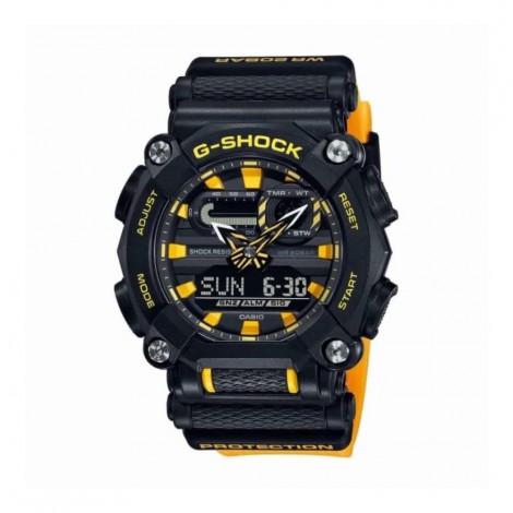 Orologio Casio Uomo G-Shock Multifunzione Nero Arancione GA-900A-1A9ER