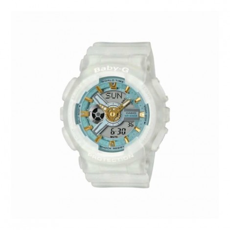 Orologio Casio Baby-G Gomma Bianco Verde BA-110SC-7AER