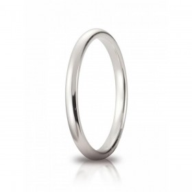 Fede Unoaerre Comoda Oro Bianco 3 mm
