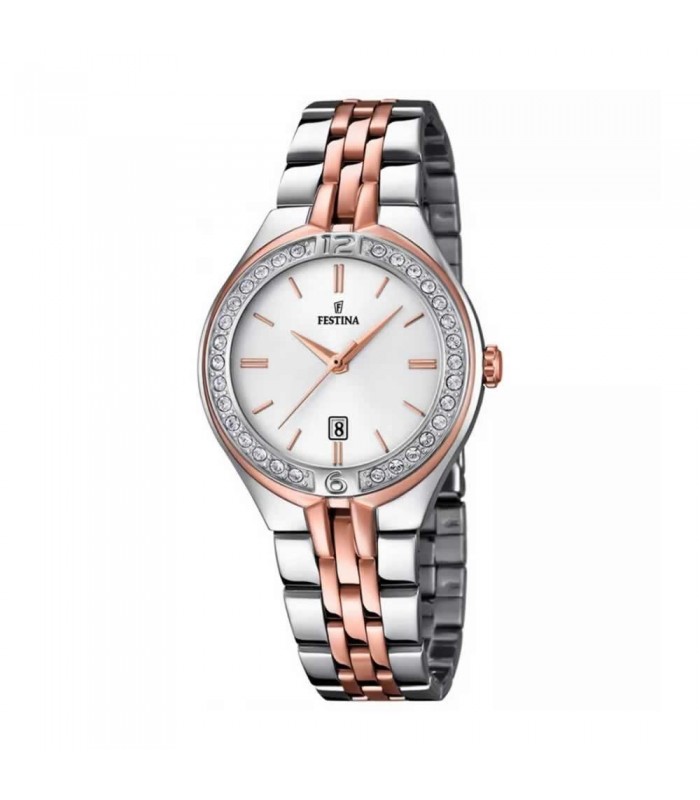 Orologio Donna Festina Mademoiselle Silver/Strass/Rose F16868/2 Orologio Donna Festina Mademoiselle Silver/Strass/Rose F16868/2