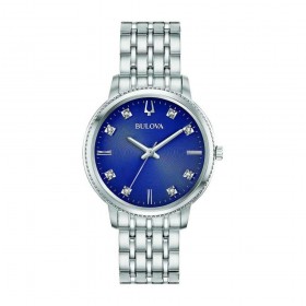 Orologio Bulova Donna Classic Diamanti Madreperla Blu 96P206