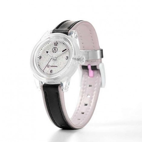 Orologio Donna Smile Solar Nero Rosa Pallido RP29J015Y