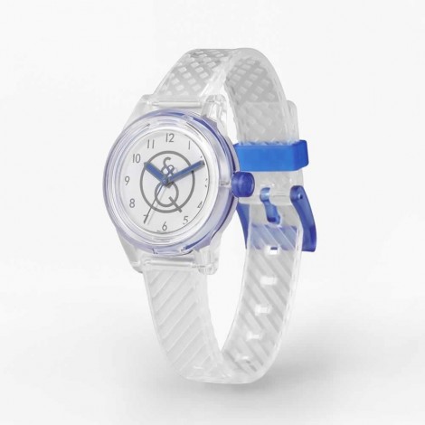 Orologio Smile Solar Mini Bianco e Blu Resina 32mm RP01J008Y