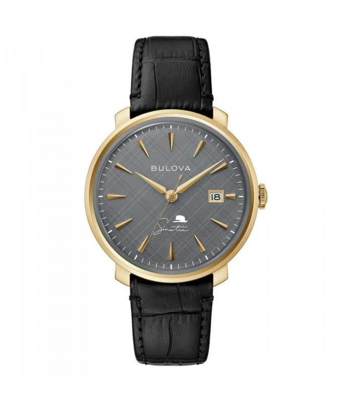 Orologio Uomo Bulova Collezione Frank Sinatra 40mm Antracite 97B201 Orologio Uomo Bulova Collezione Frank Sinatra 40mm Antracite 97B201