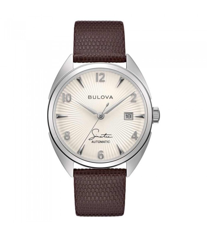 Orologio Uomo Bulova Collezione Frank Sinatra 40mm Marrone 96B347 Orologio Uomo Bulova Collezione Frank Sinatra 40mm Marrone 96B347