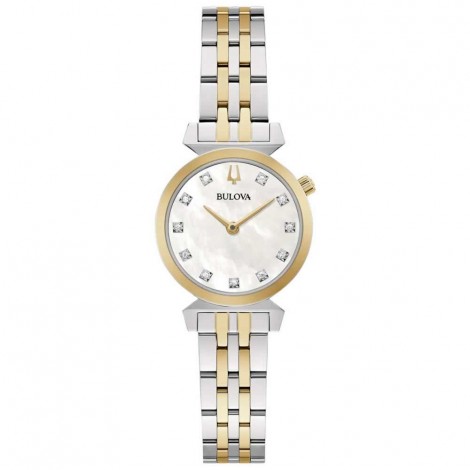 Orologio Donna Bulova Solo Tempo Regatta Lady Bicolore Oro e Acciaio 98P202