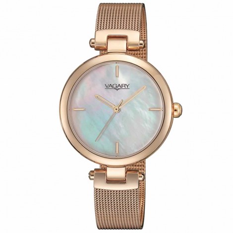 Orologio Donna Vagary Flair Rose Gold e Madreperla Maglia Milano IK7-724-11