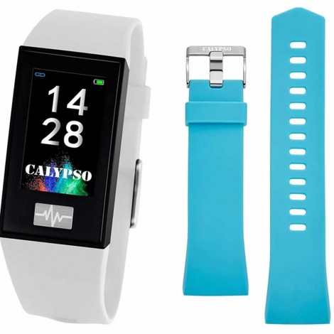 Smartband Calypso Festina K8500 Smartwatch Multifunzione Bianco/Celeste