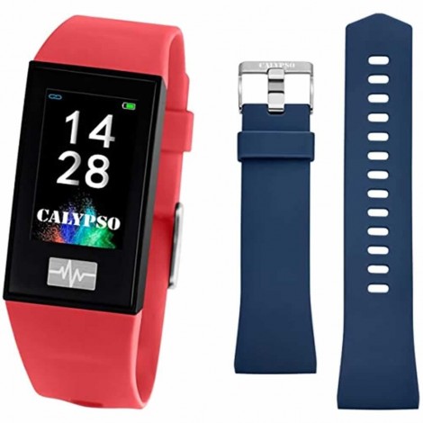 Smartband Calypso Festina K8500 Smartwatch Multifunzione Rosso/Blu