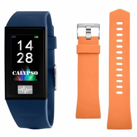 Smartband Calypso Festina K8500 Smartwatch Multifunzione Blu/Arancione