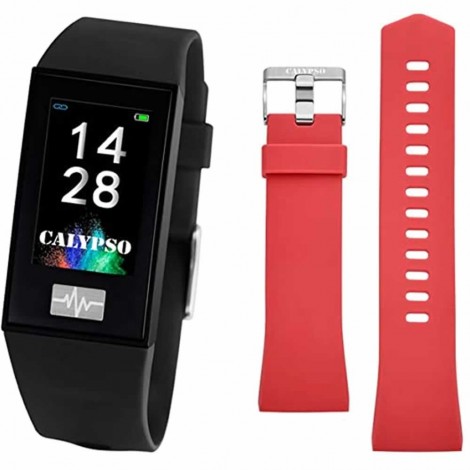 Smartband Calypso Festina K8500 Smartwatch Multifunzione Nero/Rosso