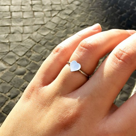 Anello Donna Raggi Argento 925 Cuore