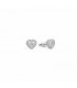 Orecchini Lobo Donna Re Carlo Anniversary Love Oro Bianco 18kt Diamanti 0,47ct E67SC002/046