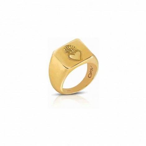 Anello OPS Icon Argento 925 Gold Cuore In Rilievo OPS-ICG08-08