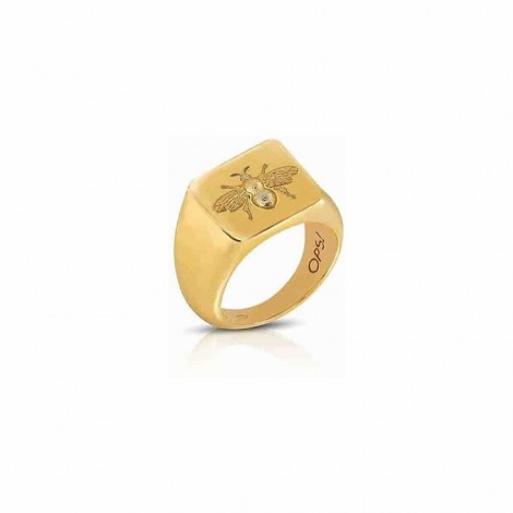 Anello OPS Icon Argento 925 Gold Ape Incisa OPS-ICG09-08