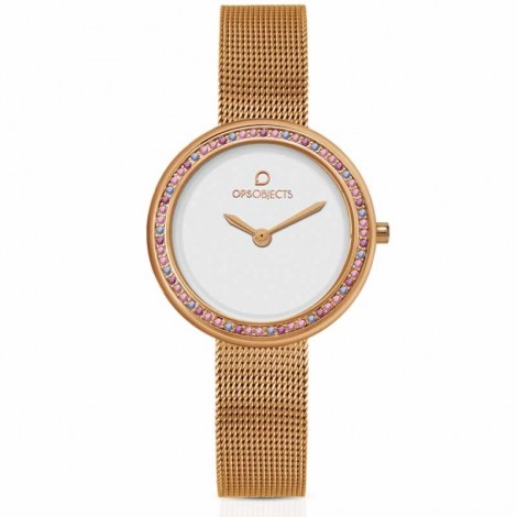 Orologio Donna Ops Objects Cute Extension Rosegold Cristalli Lilla OPSPW-743