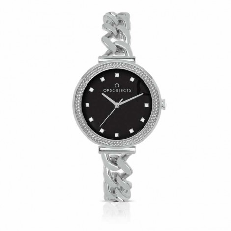 Orologio Donna Ops Objects Fashion Silver Nero OPSPW-755