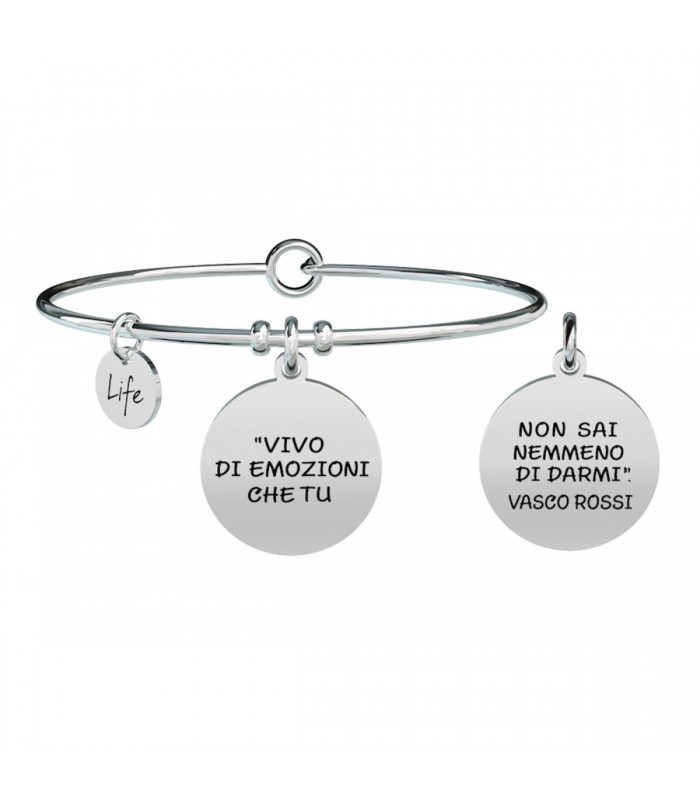 Bracciale Donna Kidult Vasco Rossi Official Collection Rewind 731465 Bracciale Donna Kidult Vasco Rossi Official Collection Rewind 731465