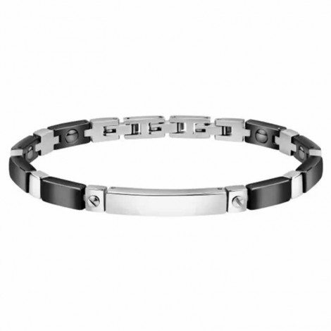 Bracciale Uomo Sector Ceramic  Acciaio Nero SAFR10