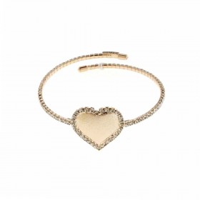 Bracciale Kiara Donna Cuore Satinato Rosé KBRD1730R