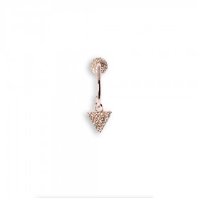 Monorecchino Donna Raggi Argento 925 Rosato Freccia