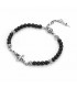 Bracciale Uomo Cesare Paciotti Sfere Nere Pugnale Choice JPBR1736V