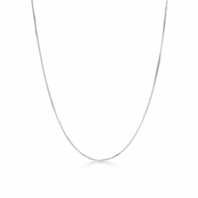 Collana Raggi Catena in Oro Bianco 18KT Catena Veneziana Sottile