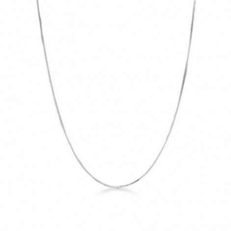 Collana Raggi Catena in Oro Bianco 18KT Catena Veneziana Sottile